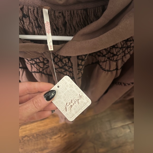 Free People Marty Smocked Mini Dress - Picture 5 of 6